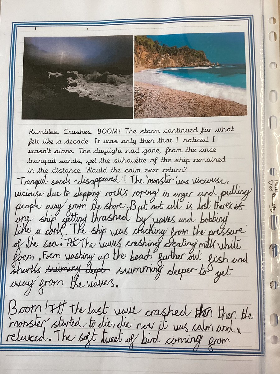 OWPStoucans's tweet photo. The final pieces of writing in the Toucans have really impressed me. Unfortunately for you, the endings are over the page! I am very proud of how the pieces have been presented too. #performancezone https://t.co/dshwfKqqEf