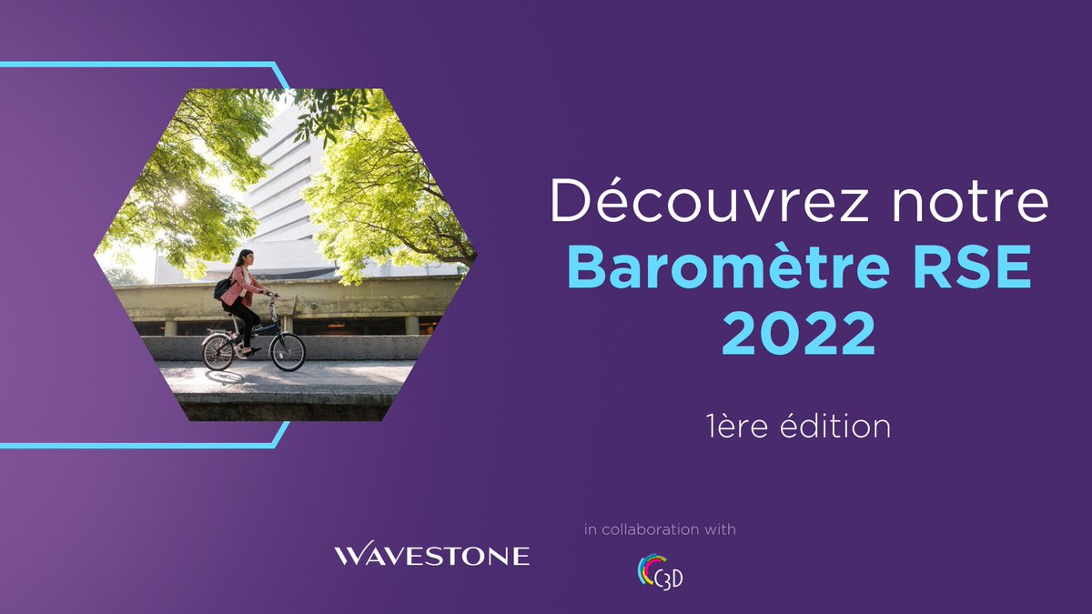 🌱 Nous dévoilons notre 1er #Baromètre RSE, fruit d’une enquête menée en collaboration avec le Collège des Directeurs du Développement Durable <a href="/c3_d/">C3D</a> auprès de 130 Directeur.trice.s et Responsables #RSE sur le sujet.

Découvrez le baromètre ⬇ fr.wavestone.com/fr/insight/bar…