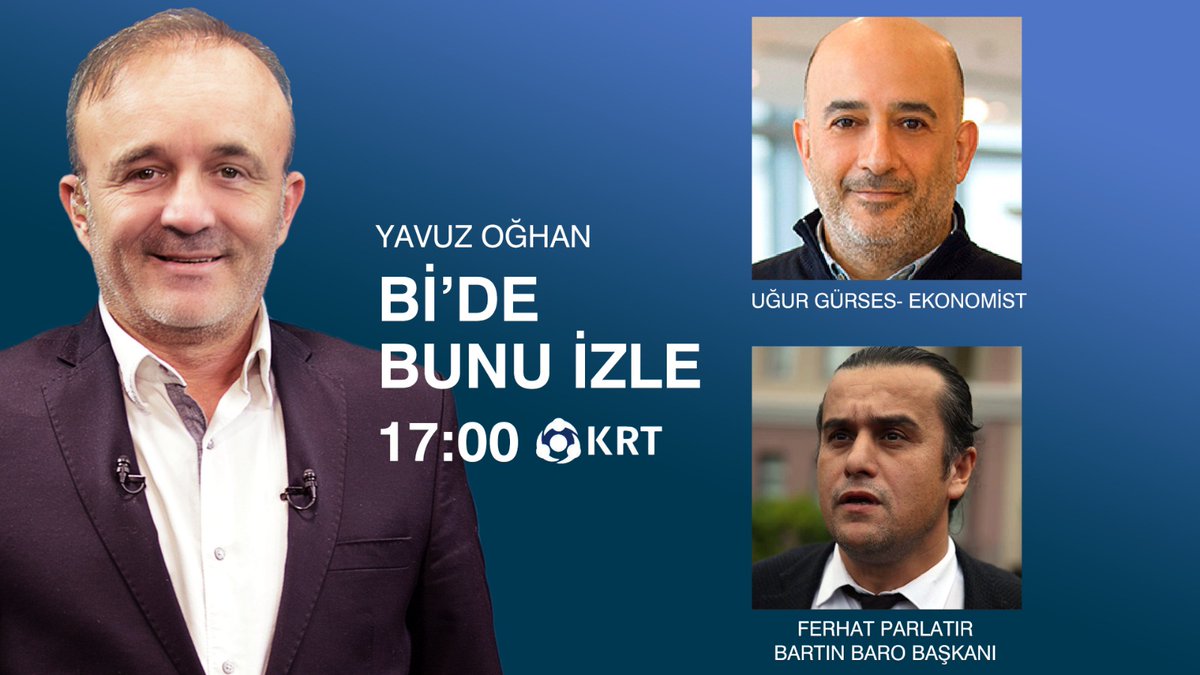 📌Merkez Bankası'nın #faiz kararı; seçime kadar tek hane, seçimden sonra 📌Fakıbaba'nın AKP'den istifası 📌Amasra faciasında ilk inceleme sonucu ihmal 📌@yavuzoghan ile Bi'De Bunu İzle 17:00'de KRT'de. 📌Konuklar; @ugurses ve @avukatfp. Canlı yayın➡️youtube.com/watch?v=3QDiWP…