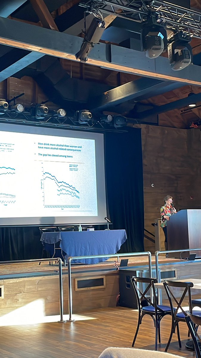 AliciaGrandey's tweet photo. Excited to learn today from clinical experts at Women’s Health Research Day by Penn State Health. Did you know 20% of women in US had substance use disorder in 2021, and female 12th graders drink as much as male peers now 😳 #psucwhr #alcohol #WomensHealth https://t.co/WmIByRDM3I