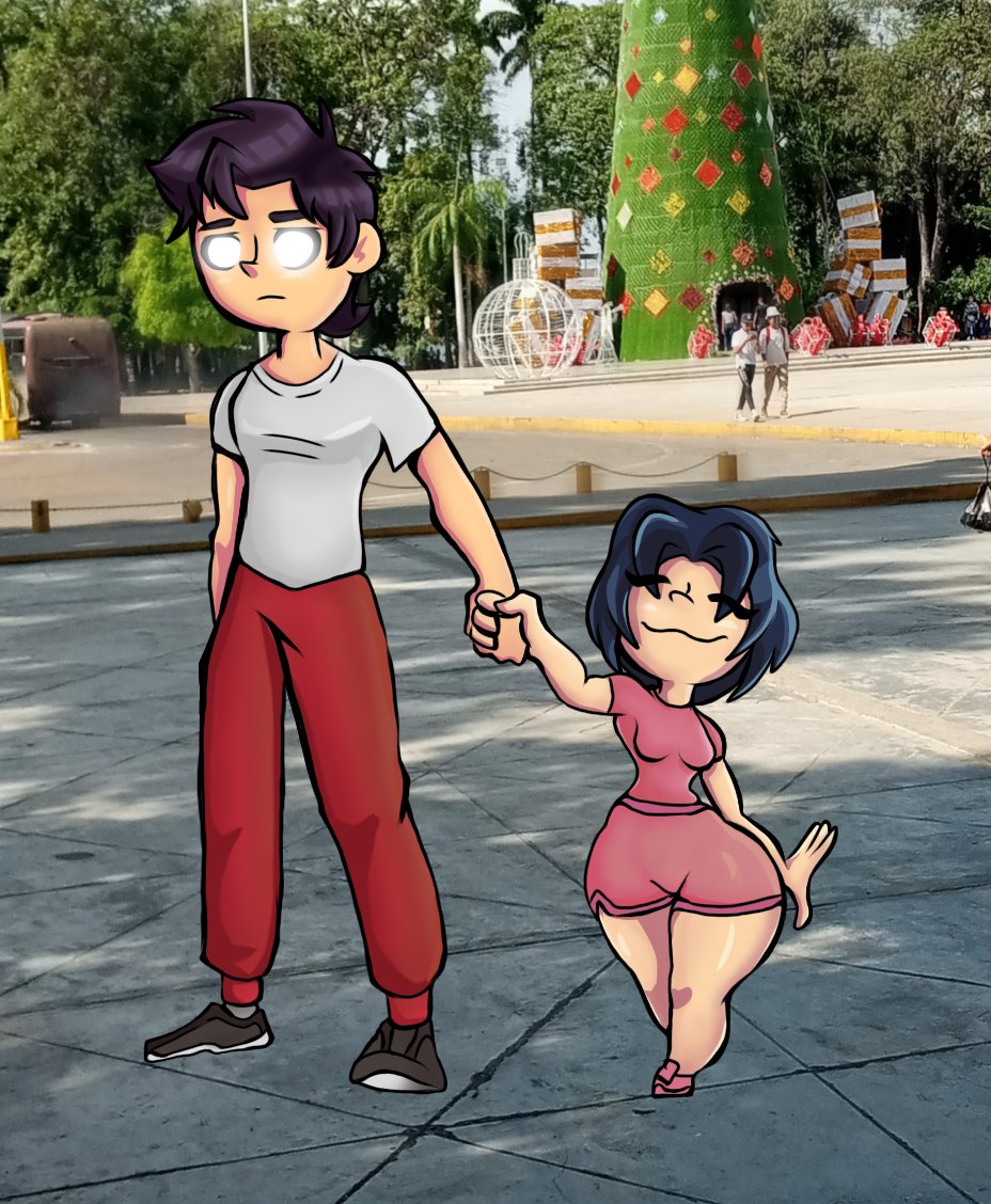 JakeArts2's tweet photo. Una vez más mi pareja favorita para dibujar Jake y Jessica de @Monster_Smile00 https://t.co/ZRk9SFATRH