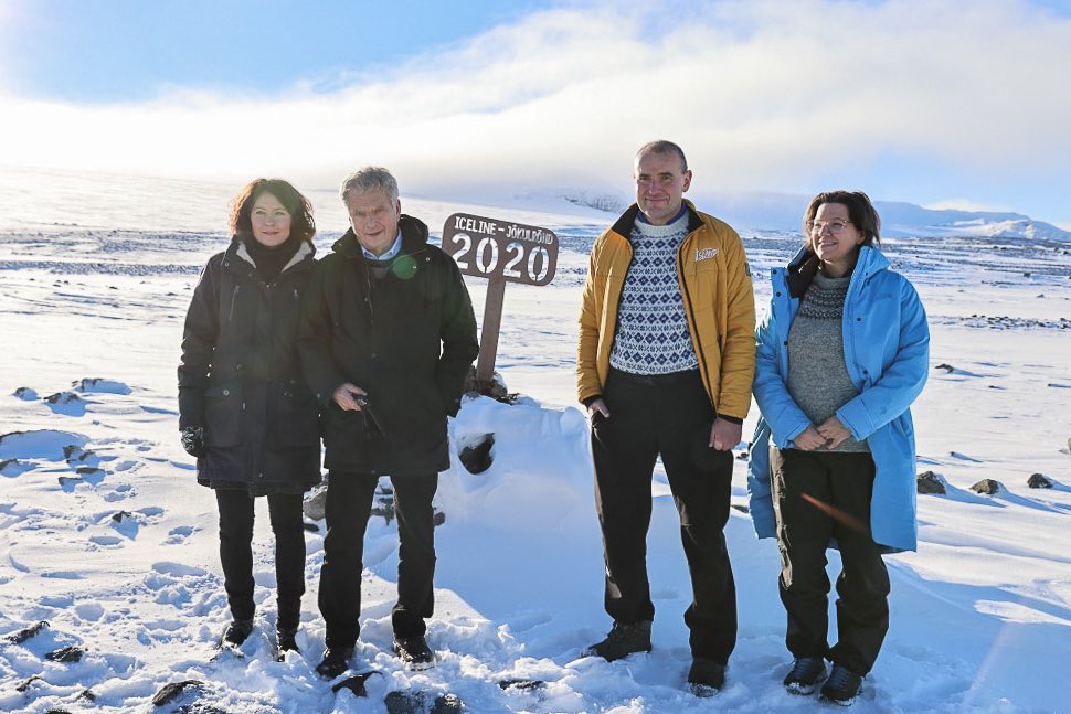 This should be a warning sign. Here, the edge of the Langjökull glacier has retreated about a 100 meters since 2020. I’ve often stated: “If we lose the Arctic, we lose the globe.”