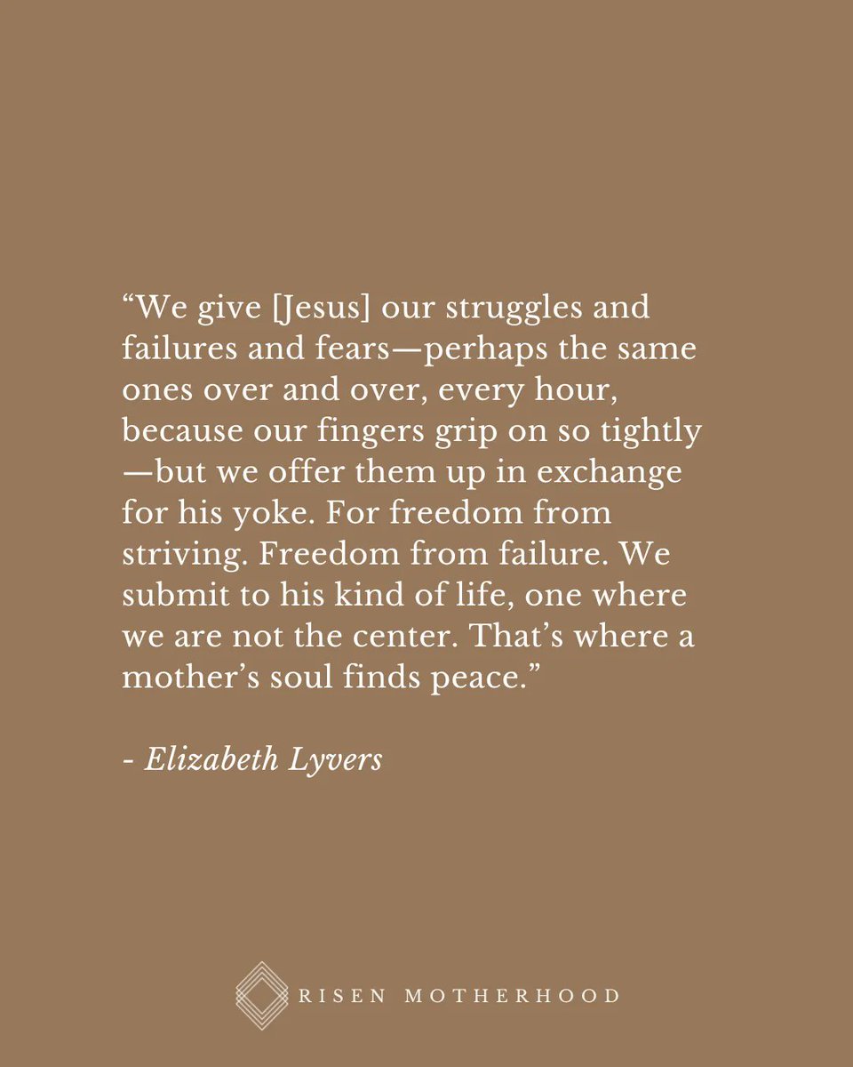 Peace in motherhood can feel hard to come by. But even on our most chaotic days, Jesus calls us to come and rest. Read more in this encouraging article from <a href="/ElizabethLyvers/">Elizabeth Lyvers</a>. buff.ly/3eK3dEh