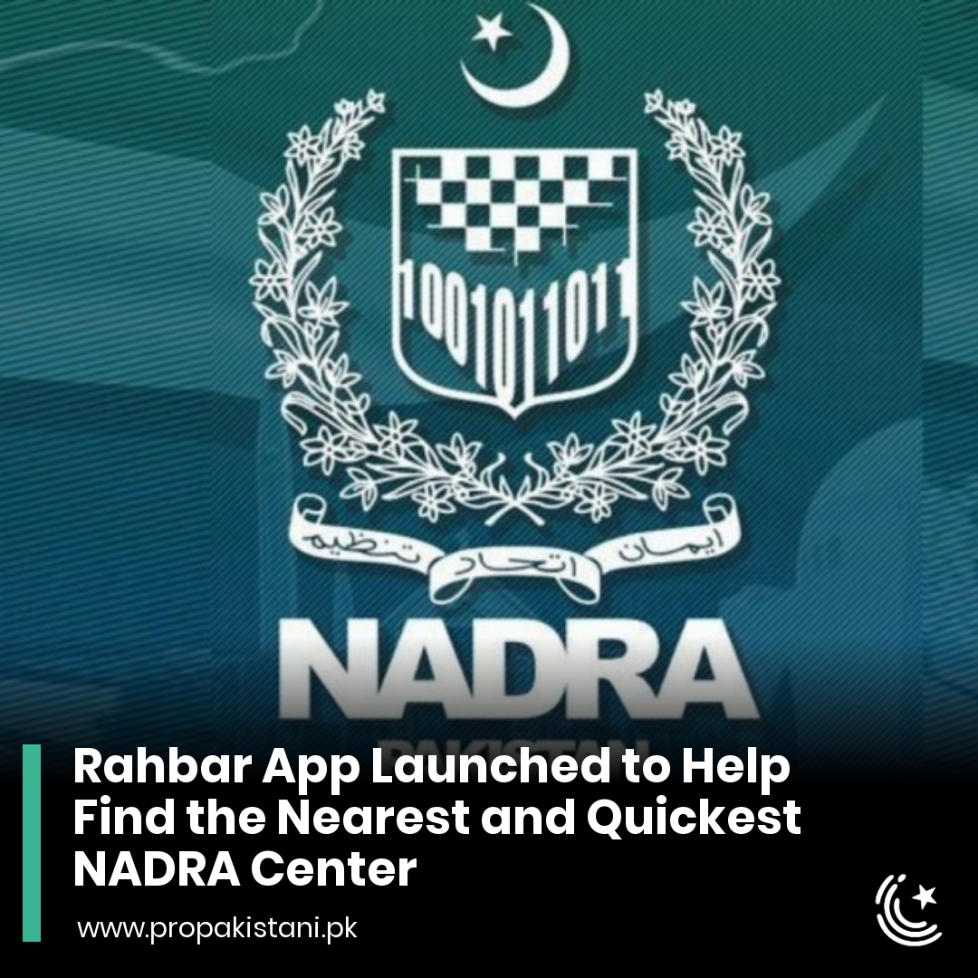 ProPakistaniPK's tweet photo. This app also tells you processing times to help you avoid queues.

Read More:  https://t.co/TEyOBDLRRU

#NADRA #NADRACenter #RahbarApp https://t.co/vuopWtlQBE