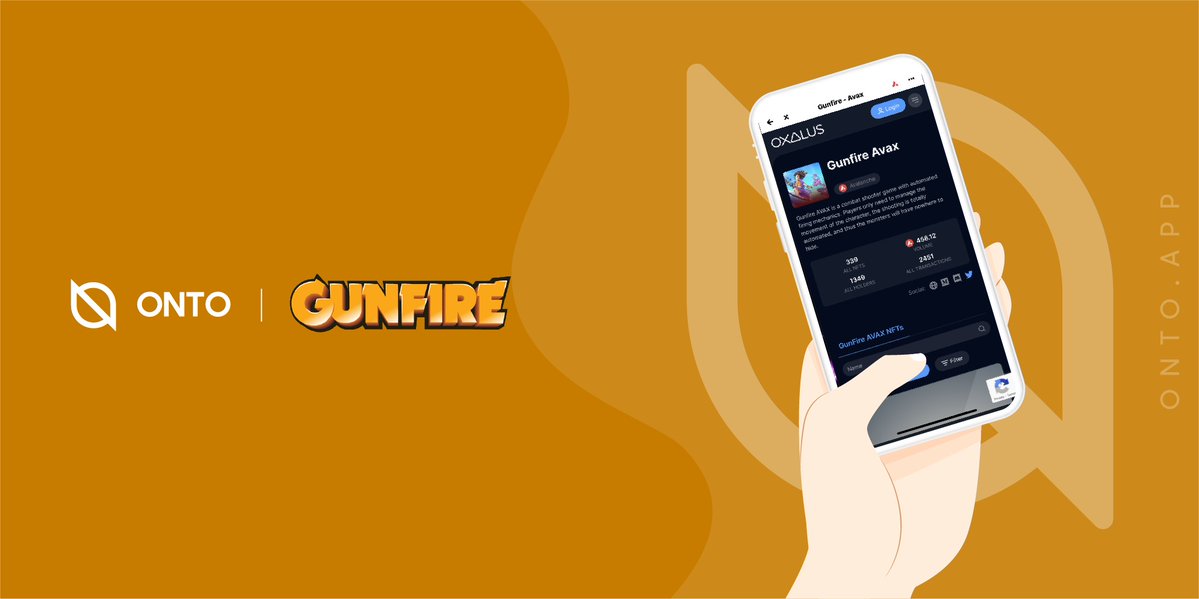 #ONTO is excited to integrate @GunfireOfficial, a #Freestart auto-shooting #NFT game for all! 🎮 Are you a fan of shooting games🔫? Then try out the #Gunfire #dApp under the Discover section in #ONTO 📱 Explore more 👉 onto.app