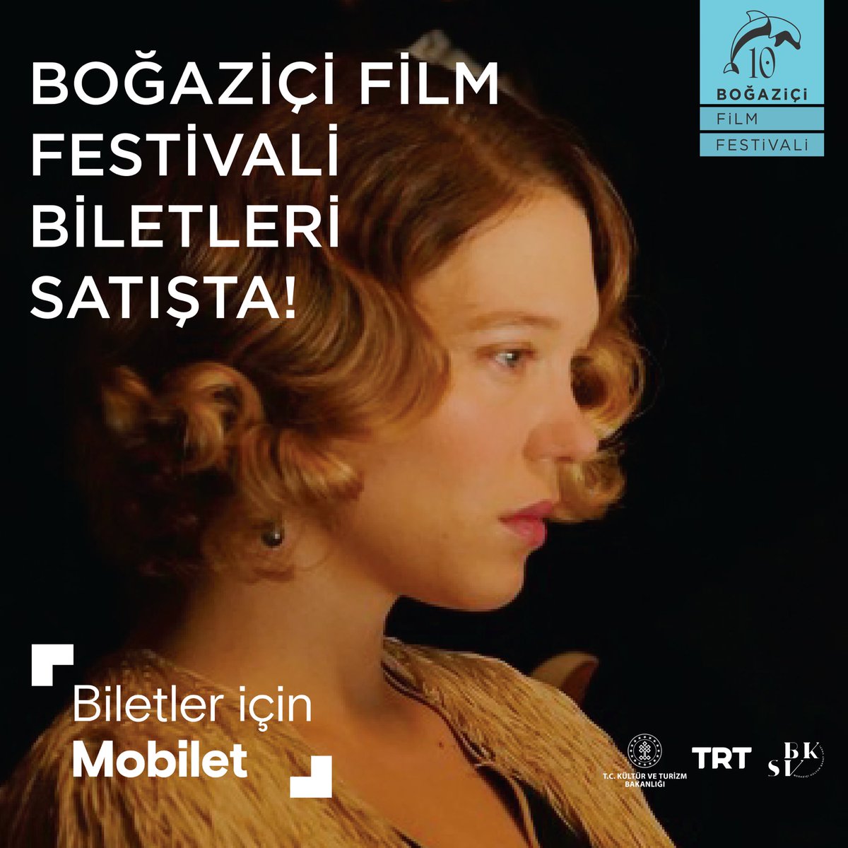 BogaziciFF's tweet photo. 10. Boğaziçi Film Festivali Bilet Satışları Devam Ediyor! 🐬

Film gösterimleri 21 - 28 Ekim tarihleri arasında Atlas 1948, AKM Yeşilçam ve Kadıköy sinemalarında! 🎬

👉 Biletler için https://t.co/bCQ7BEbaBN

#BFF2022🐬 #BoğaziçiFF🐬 https://t.co/zf6VjG9WCw