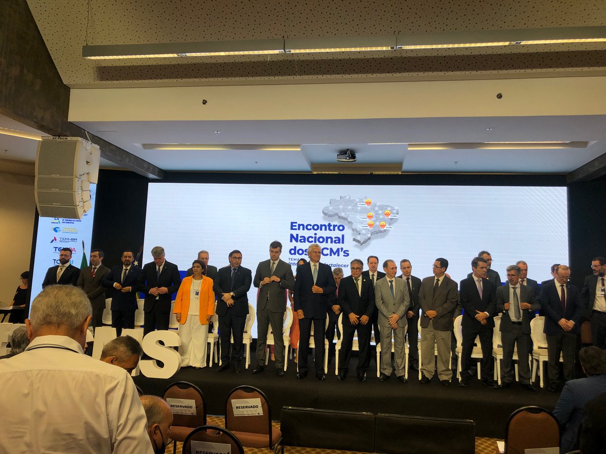 tcmgooficial's tweet photo. O Encontro Nacional de TCM’s tem o objetivo de conferir maior integração aos órgãos de controle externo e fortalecer os laços institucionais. https://t.co/ms2Gy6r2w7