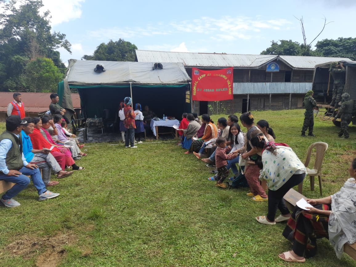 Responding to requests by locals for medical assistance, #IGARSouth @Spearcorps organised Medical Camp at Chamu Village of #Kamjong District #Manipur on 20 Oct.  110 villagers benefited from the camp 
@adgpi
@easterncomd
@official_dgar
@PRODefImphal