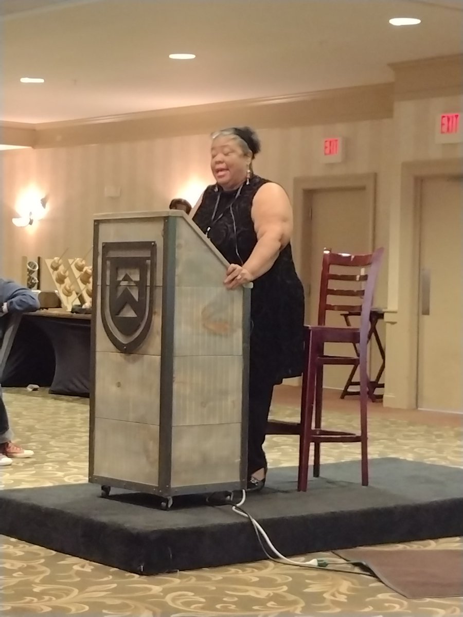 "Do we see who kids our kids will be, do we look into their future when they act all kinds of ways?' kicking off #atmne2022 with <a href="/drnickimath/">Nicki Newton https://linktr.ee/drnicki</a> talking about relationships.