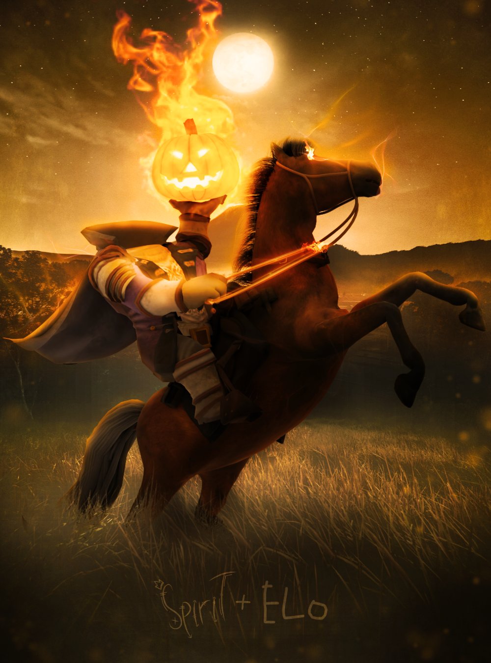 Headless Horseman Roblox GFX : r/RobloxArt