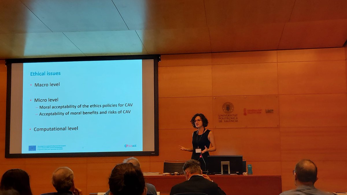 Ebru Dogan (<a href="/vedecom/">VEDECOM</a>), is presenting another of the main results of <a href="/SUaaVE_project/">SUaaVE</a>.

It is 'Ethical and legal issues'.