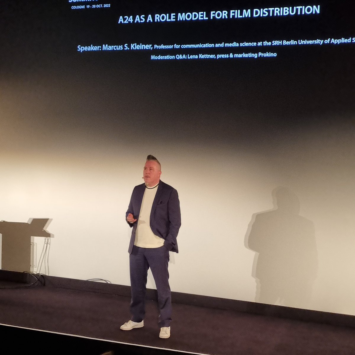 "A24 is business punk as brand promises.” Prof. <a href="/soundcultures/">Marcus S. Kleiner</a>, Professor for communication and media science at the <a href="/srhberlin/">srhberlin</a>  in his Keynote  'A24 as a role model for film distribution' <a href="/IDS_Cologne/">International Distribution Summit</a>