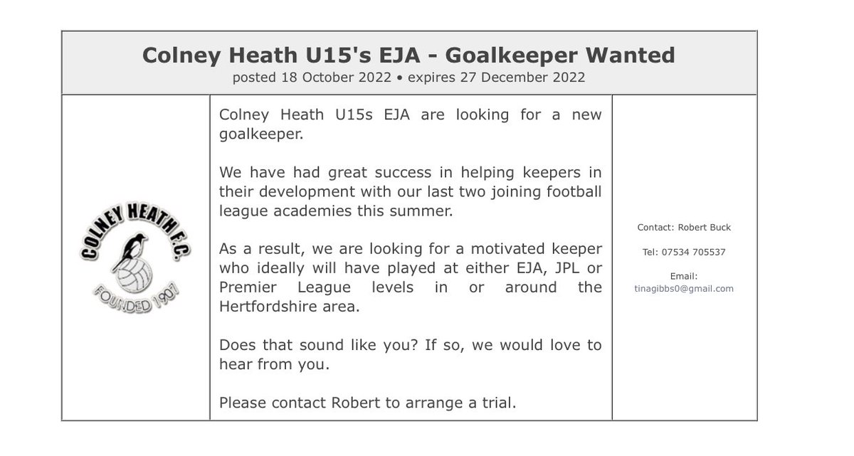 Colney Heath FC (@colneyheathfc) on Twitter photo 