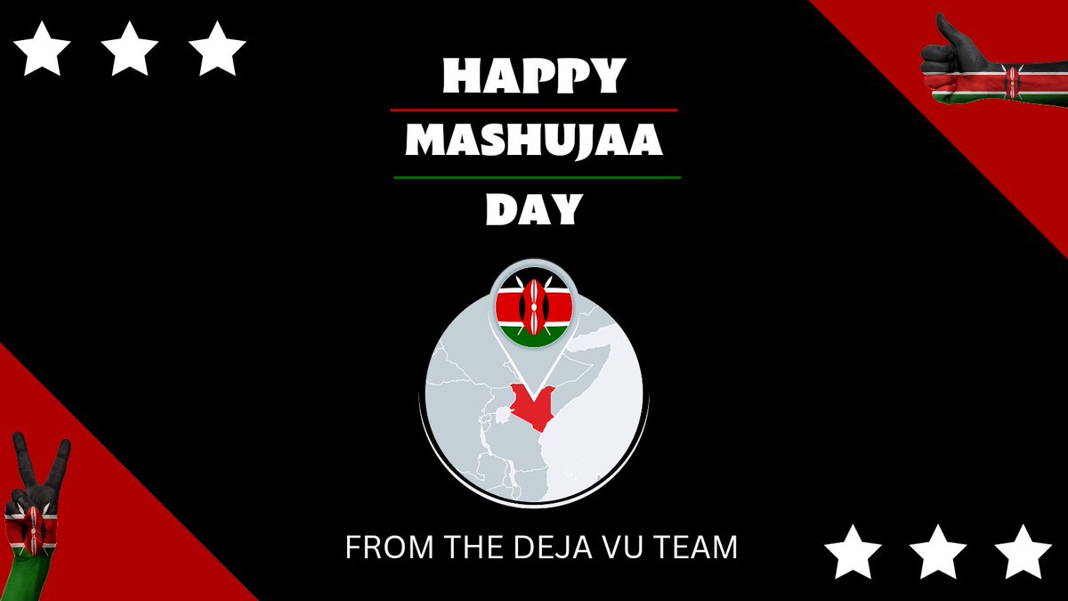 dejavuke's tweet photo. Happy Mashujaa Day from the #dejavulounge team! Get together with your shujaa's and enjoy the holiday spirit.

#dejavu #dejavulounge #Mashujaaday #Mashujaaday2022 #kenya #Kenyan #254 #publicity254 #party #enjoyment #enjoy https://t.co/hRWAW7TAyU