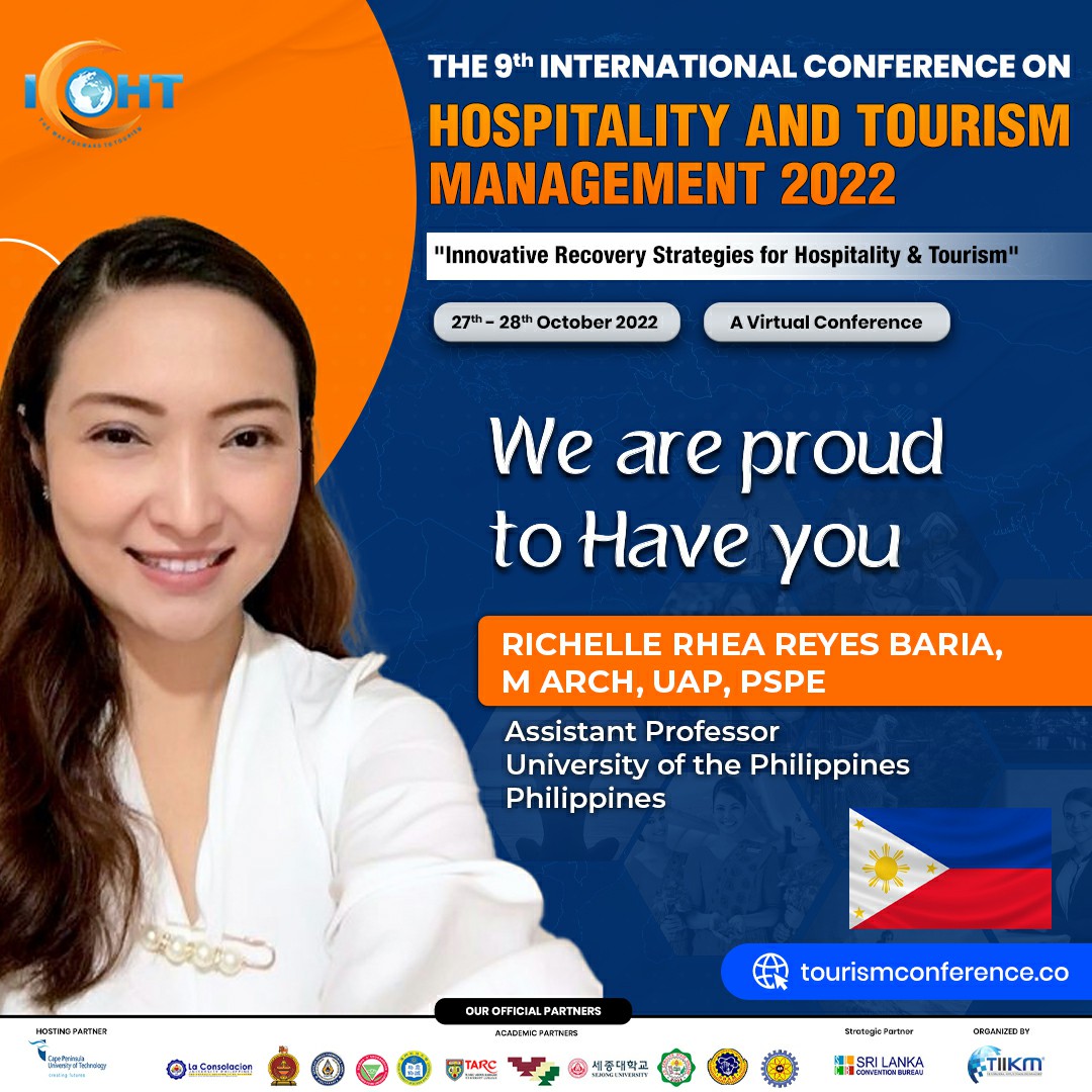 Tiikm_SriLanka's tweet photo. ICOHT 2022 Driving Us To Reach "Innovative Recovery Strategies For Hospitality &amp; Tourism.

We welcome you to the 9th International Conference on Hospitality and Tourism Management (ICOHT 2022) and We are proud to have you on board.

 #ICOHT #Hospitality #Tourism #tiikmconferences https://t.co/zG23YBBVQy