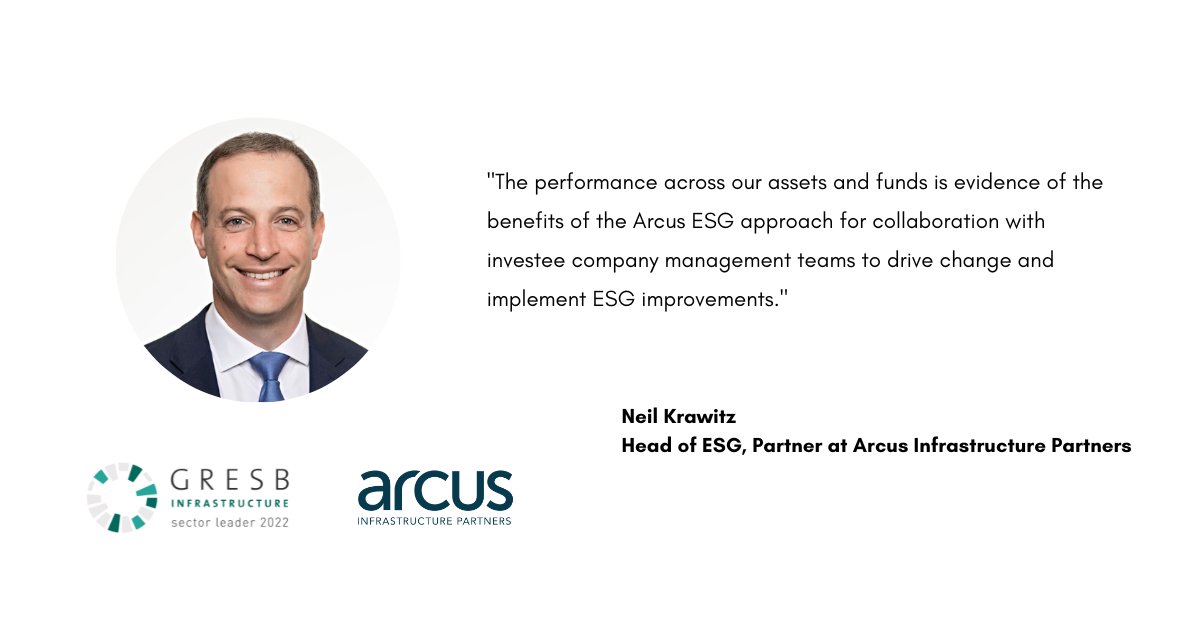 Commenting on Arcus’ recent GRESB results, Neil Krawitz, Arcus Head of ESG, highlights Arcus’ ESG performance.

Read more: bit.ly/3ENSyD3

#investing #news #infrastructure #Europe #Arcus #ESGinvesting #GRESB #GRESB2022results