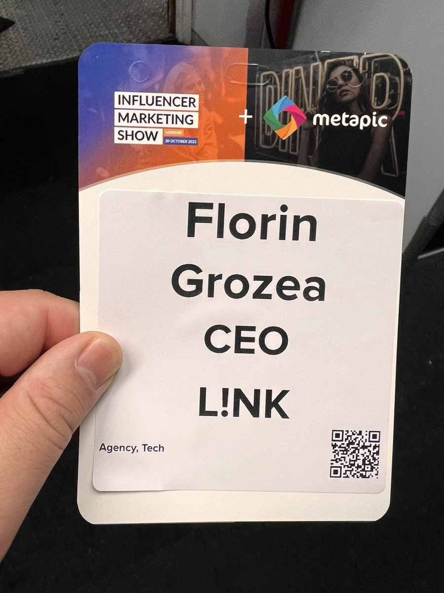 Influencer Marketing Show in London today!

Let's do business 💪

#linksoftware #link2grow #influencermarketing <a href="/influencershow/">CreatorFest, formerly Influencer Marketing Show</a> <a href="/linksoftwareapp/">L!NK Software</a>