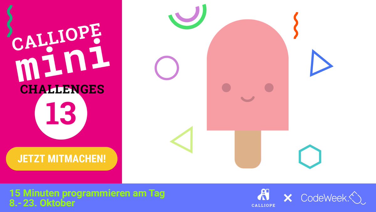 CalliopeMini's tweet photo. Brrr viel zu kalt! ❄️ Mach mit bei den #CalliopeminiChallenges und bau dir dein eigenes Thermometer. https://t.co/61XijazWdd
#codeweek #eucodeweek #codeweekeu #codeweekGER #calliopemini #codeDE #programmieren https://t.co/4QiKumEuXW