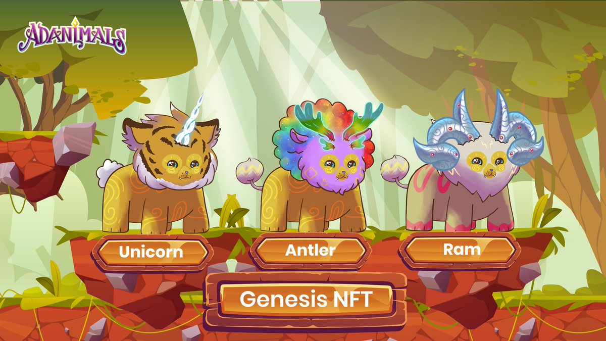 After your Adanimal grows from the Pod, you will be able to know which tribe they belong to.

The tribe is determined by their horn type:

1️⃣Unicorn
2️⃣Antler
3️⃣Ram

If you could choose a tribe for your Adanimal, which would it be?