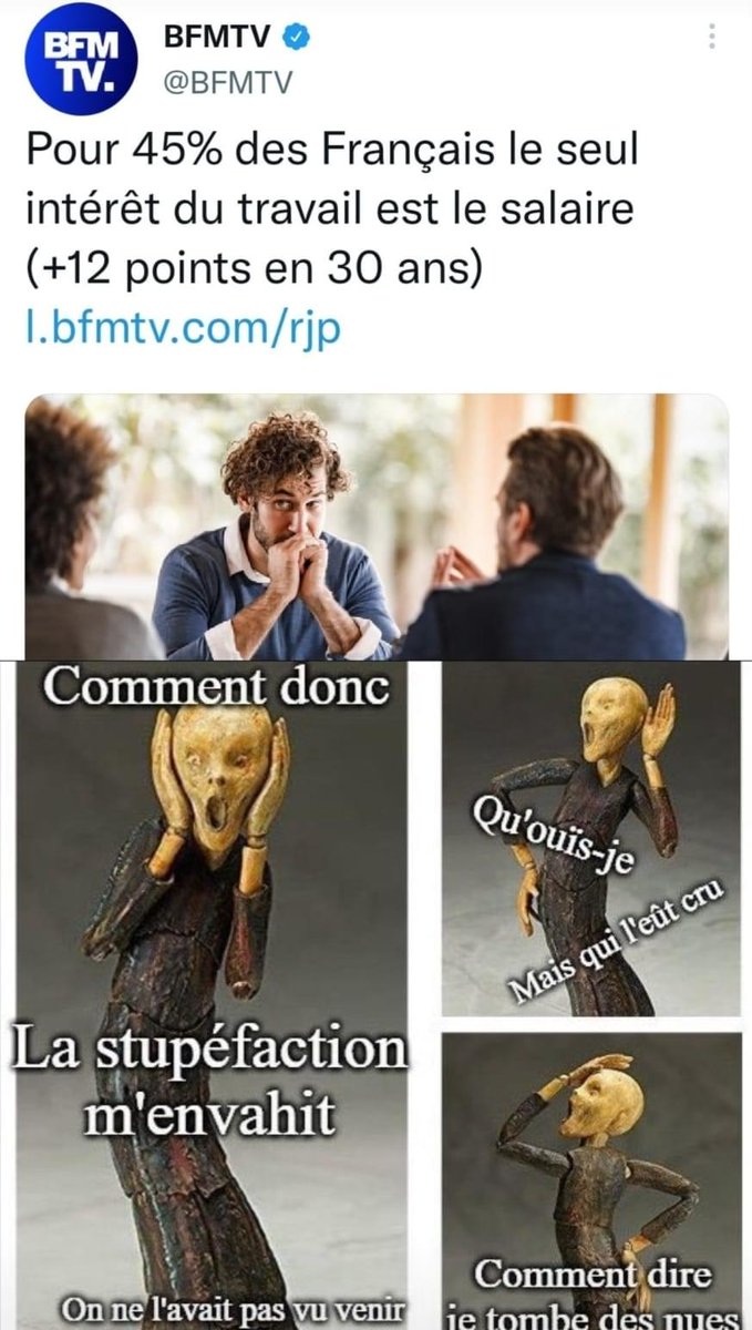 La cupidité des pauvres sérieux c'est fou d'être obsédé par l'argent comme ça oh