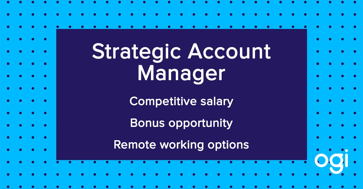 OpenGI_careers's tweet photo. 👉 Hiring: Strategic Account Manager 👈
We're looking for someone to manage larger, strategic accounts, protect and develop customer relationships, and promote our products and services.

Apply here: https://t.co/noHqNcm8Wk 

#LifeAtOGI #OGICareers #TechJobs #SalesJobs https://t.co/ND0Gw650zR