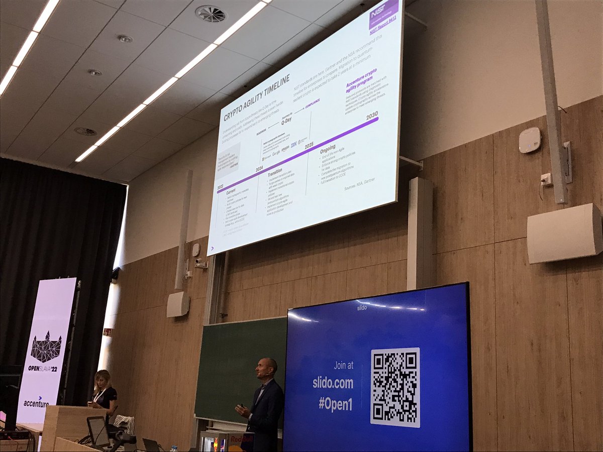 Pytlicek's tweet photo. At #OpenSlava terms like crypto, metaverse, nft are everywhere. I like this, because there are no limits for innovations and they (gigs) knows about it and they are adopting. Good 🚀👍 https://t.co/O2lw3DJMfp