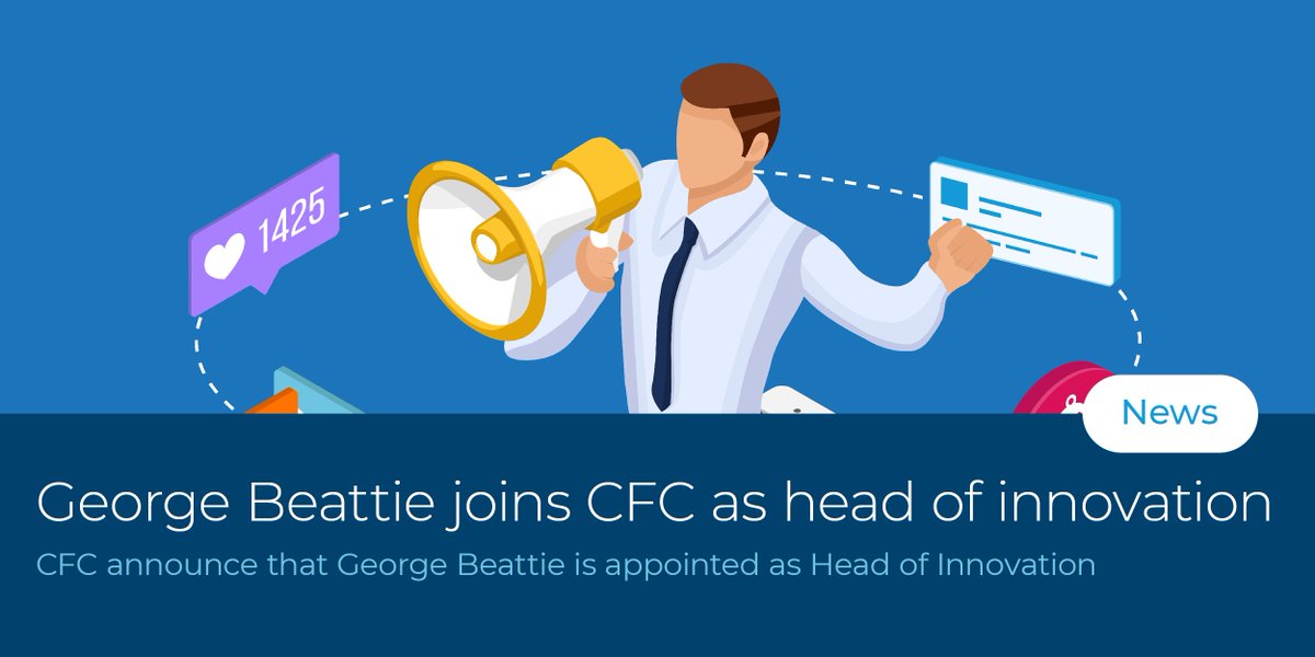 We’re incredibly excited to announce that in January 2023, George Beattie, Head of Incubation Underwriting at Beazley and Co-Chair at Lloyd’s Product Launchpad, is joining CFC as Head of Innovation. Welcome, George! 🥂 hubs.ly/Q01qfG-C0