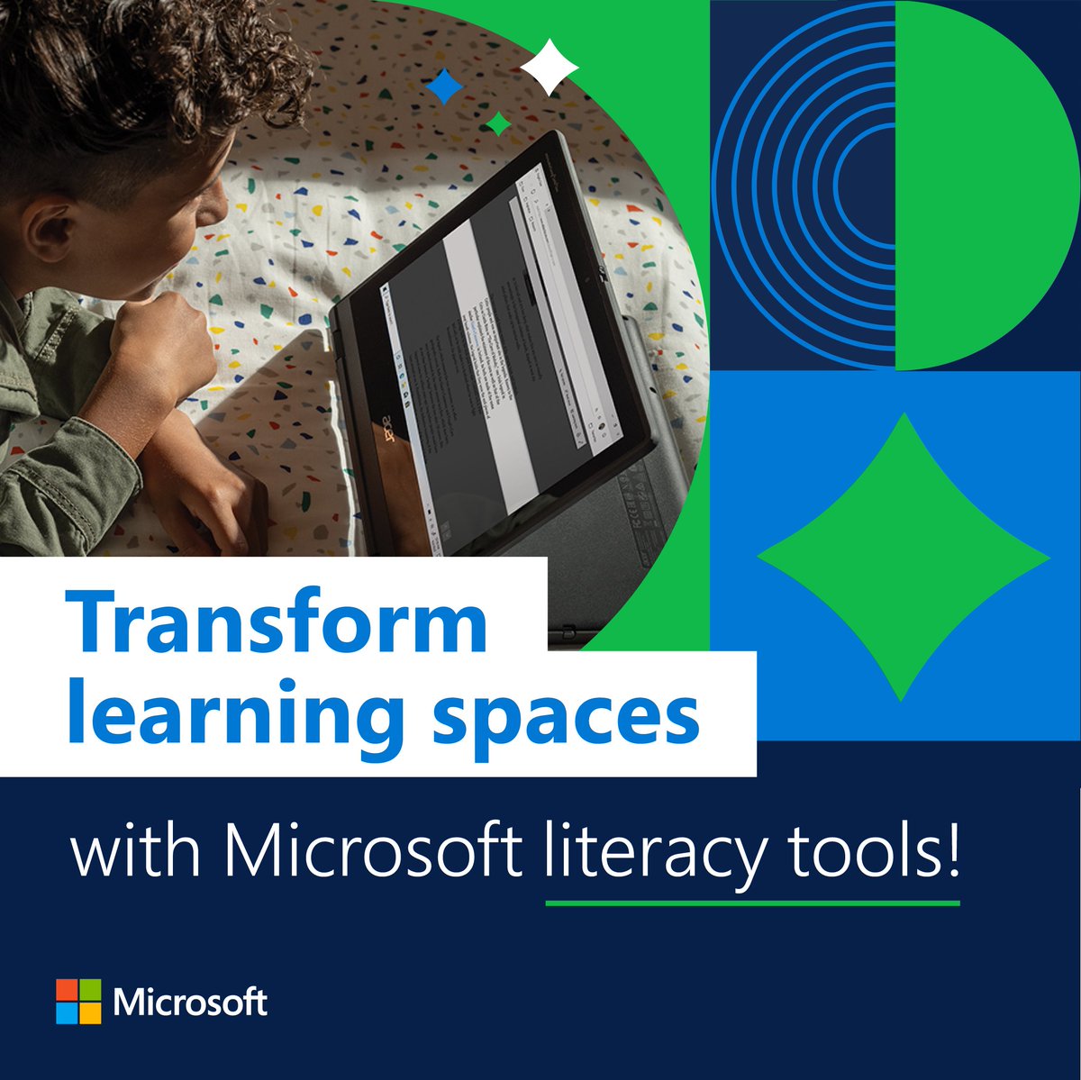 Literacy is an essential life skill, and #MicrosoftEDU literacy solutions can support students in independent reading practice and give teachers the insights they need to provide individualized support. 📚

msft.it/6018dp9cs