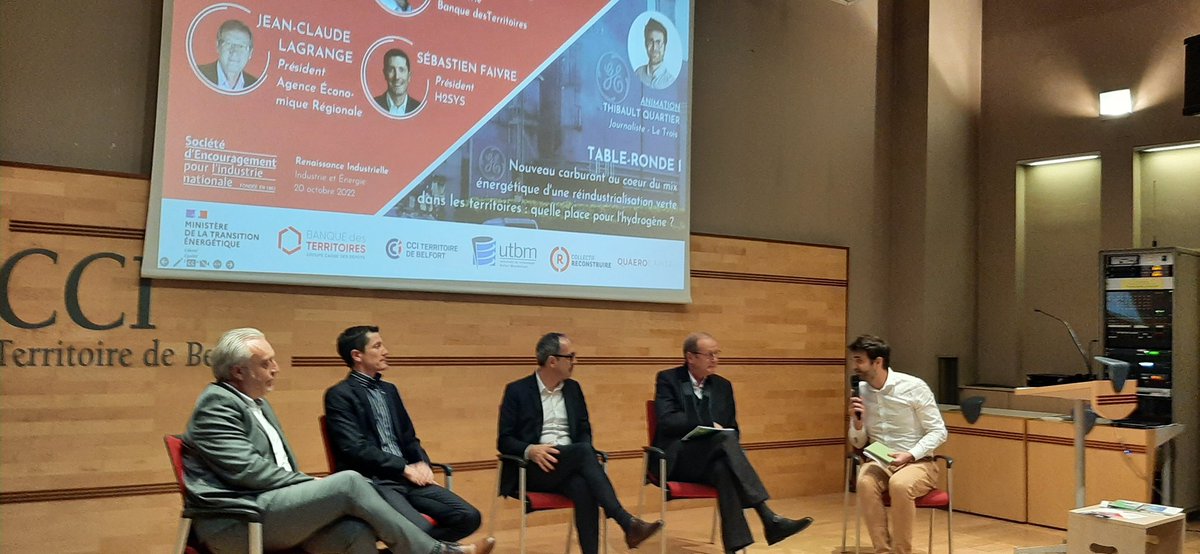 dgcci's tweet photo. L hydrogène comme accélérateur de la transition énergétique aux rencontres renaissance industrielle @ccifrance @IndustrieFrance https://t.co/3bzgcQtkQd