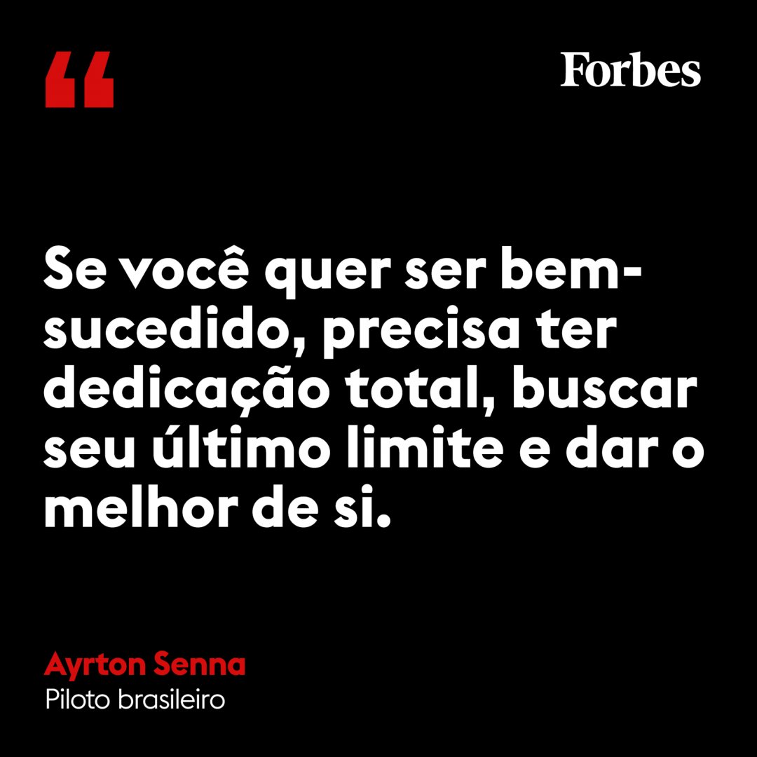 ForbesBR's tweet photo. Ayrton Senna foi um piloto de Fórmula 1 brasileiro. Senna conquistou três títulos da categoria e se tornou um dos maiores ídolos do esporte brasileiro. https://t.co/sboanro211