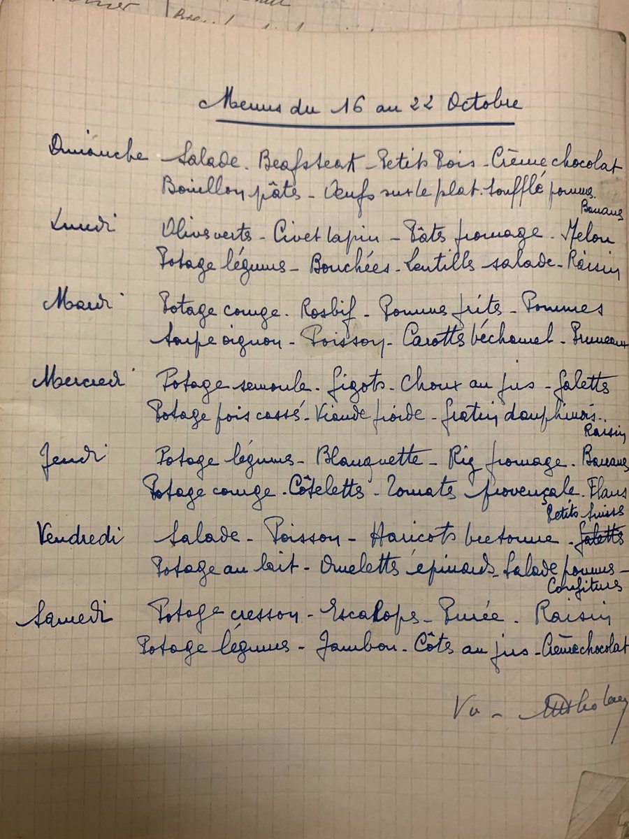macgraveur's tweet photo. En attendant, que mangeait-on il y  a une centaine d'année au Lycée de jeune filles de Longchamp à #Marseille ? #BattleMenu #JeudiArchives [AD 13 - 1 T 1535] https://t.co/N3dzEy9vkH