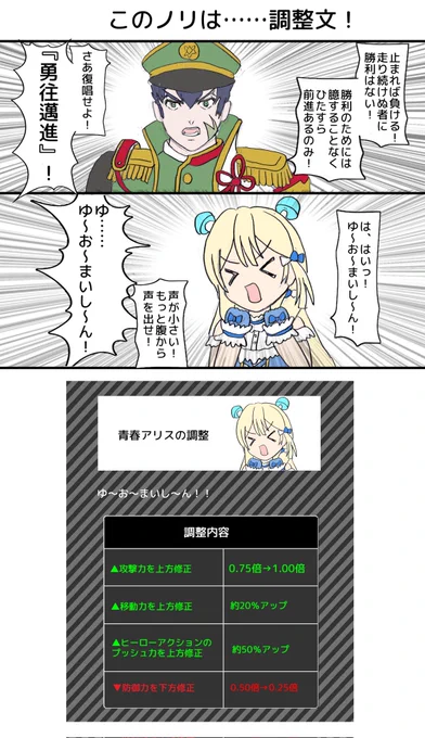 #コンパス #コンパスお絵描き
ライアリのイベントストーリーのアリスちゃんがかわいかったので三コマ!
さあみなさんご一緒に!
ゆ～お～まいし～ん!! 
