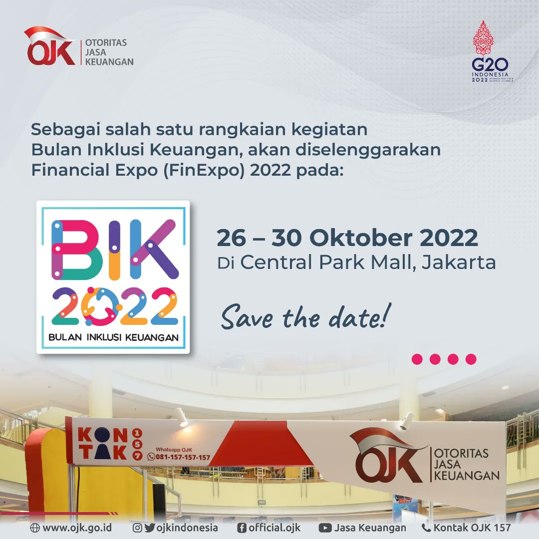 ojkindonesia's tweet photo. Mumpung lagi Bulan Inklusi Keuangan nih, kita cari tahu yuk tentang inklusi keuangan dan apa saja manfaatnya.

#OJKIndonesia #Keuangan #InklusiKeuanganUntukSemua #BulanInklusiKeuangan #BIK2022 #Proaktif #Kolaboratif #BertanggungJawab https://t.co/i5hk7VOwGV