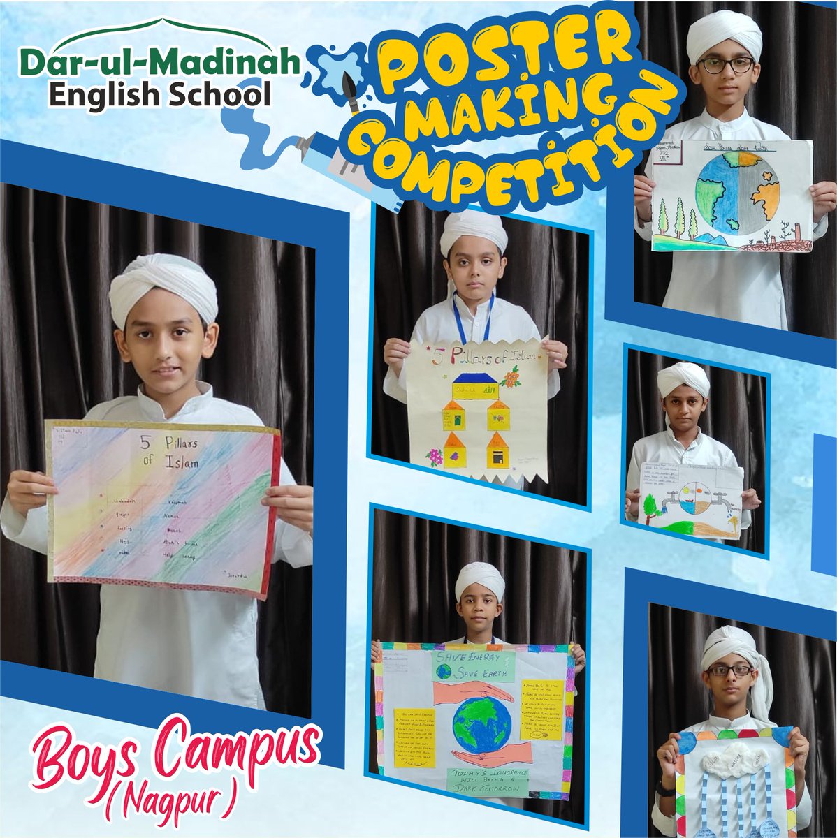 DarulmadinahIND's tweet photo. #postermaking #postermakingcompetition #kidscompetition #schoolkids #childrencompetition #englishschool #darulmadinah https://t.co/1z6KM2dft7