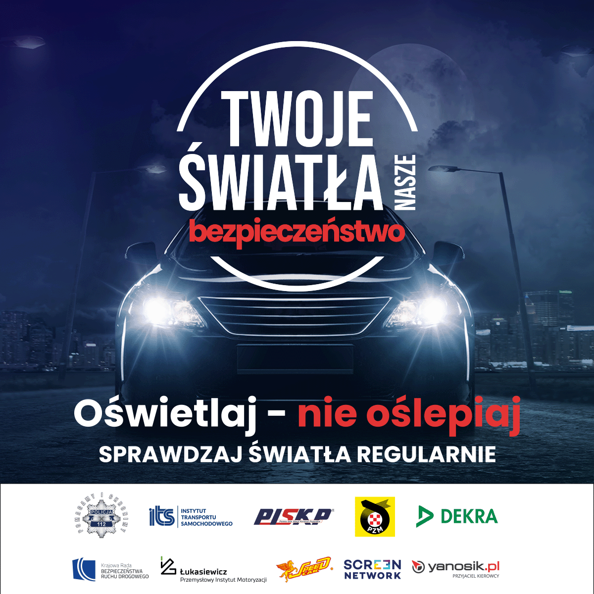 yanosikpl's tweet photo. Rusza akcja "Twoje światła-Nasze bezpieczeństwo"! Sprawdź BEZPŁATNIE oświetlenie w swoim aucie. Najbliższa okazja w sob. 22.10. Lista stacji: https://t.co/GgN8JsbfFq @PolskaPolicja @ITS_waw_pl #PISKP @OfficialPZM #Yanosik
@KrajowaRadaBRD @DEKRA_w_Polsce #SpeedCar 
#ScreenNetwork https://t.co/DKDW76g5aQ