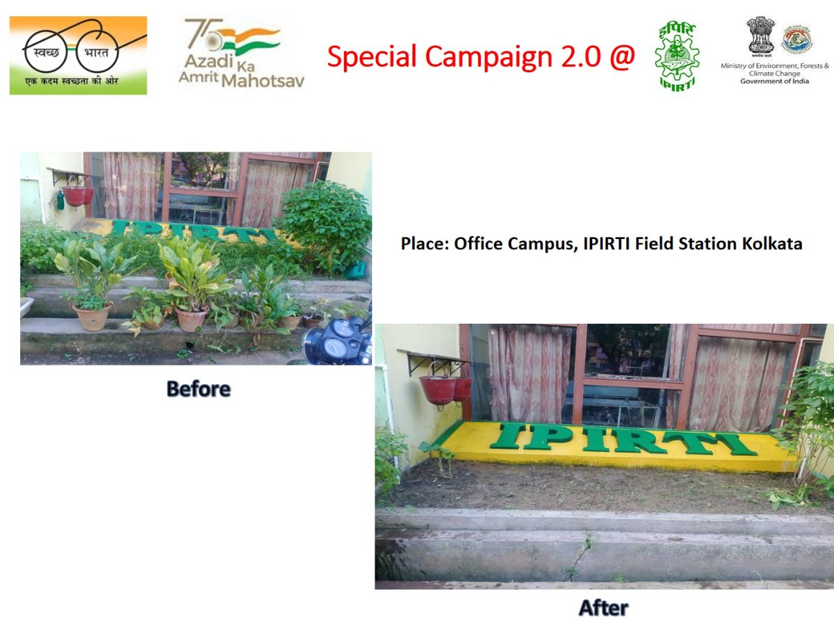 IPIRTI's tweet image. On going #SpecialCampaign2 at #IPIRTI (2nd -31st Oct 2022) @PMOIndia @DrJitendraSingh @DARPG_GOI @moefcc