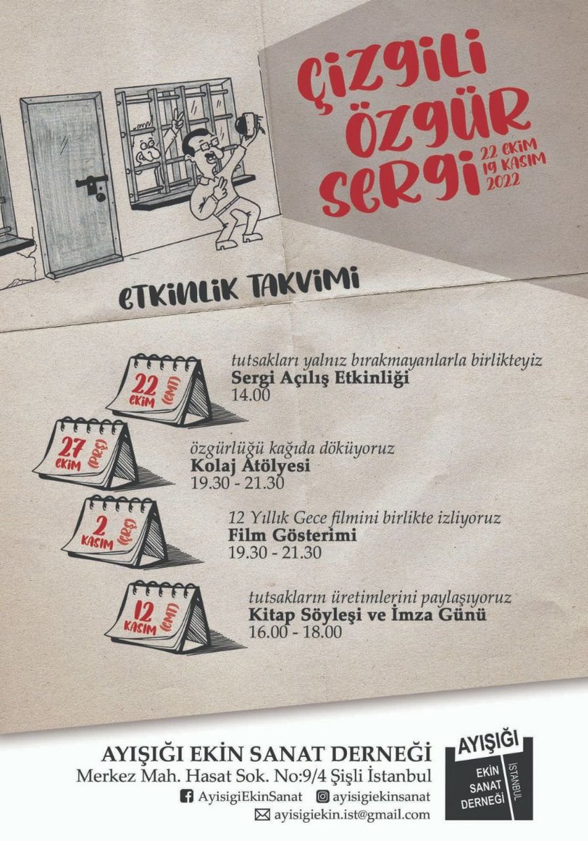 gorusecegiz's tweet photo. Tutsakların çizgileri "sokaktakiler" ile buluşuyor.

#Görüşeceğiz https://t.co/CsHSlcLuI1
