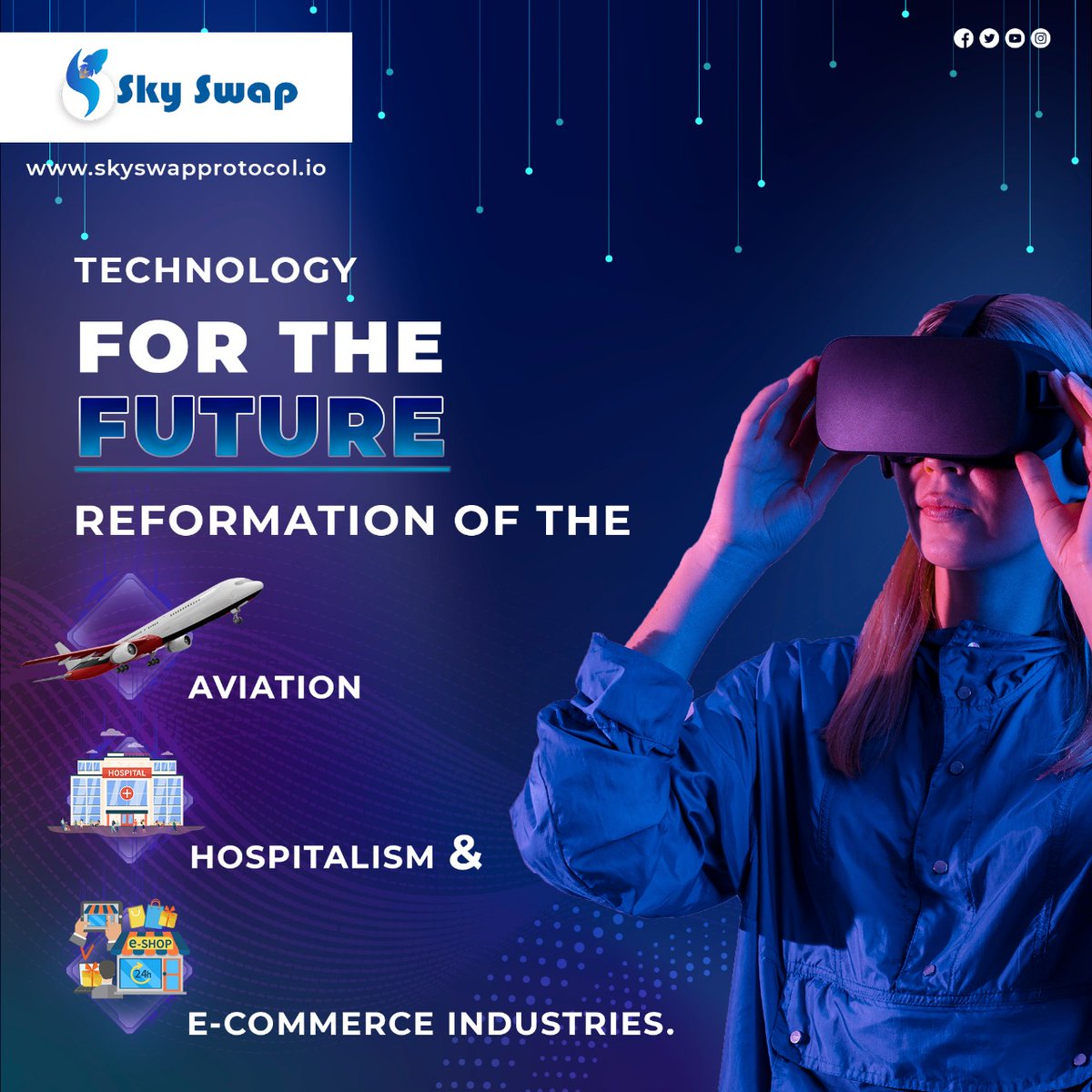 SkySwap is the world's first blockchain-based payment gateway solution that offers a digital revolution in the way businesses and consumers connect. With the help of blockchain technology, SkySwap delivers a fast, efficient &amp; secure 

Visit us:-www.skyswapprotocol.io

#skyswap