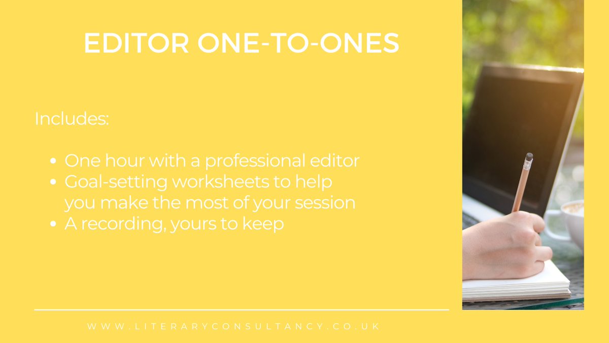 Do you ever wish you could have a quick chat with an editor and dig into that manuscript problem that's been bugging you? Well, our Editor 1-1s are designed for just that! Book now and we can arrange a Zoom call for you with one of our amazing editors. literaryconsultancy.co.uk/editorial/edit…