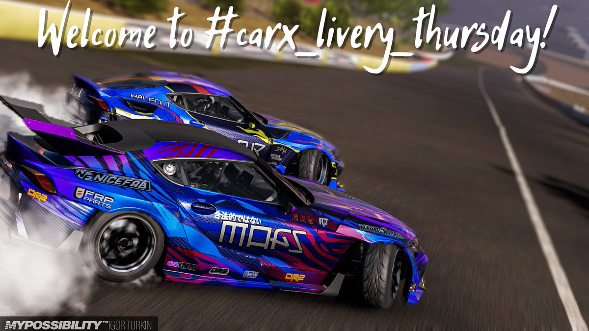 carx_technology's tweet photo. What's up drivers!💥 Today is the day!🔥 Welcome to #carx_livery_thursday! Time to show off with your best liveries!💥 https://t.co/9JrTYcvZnm