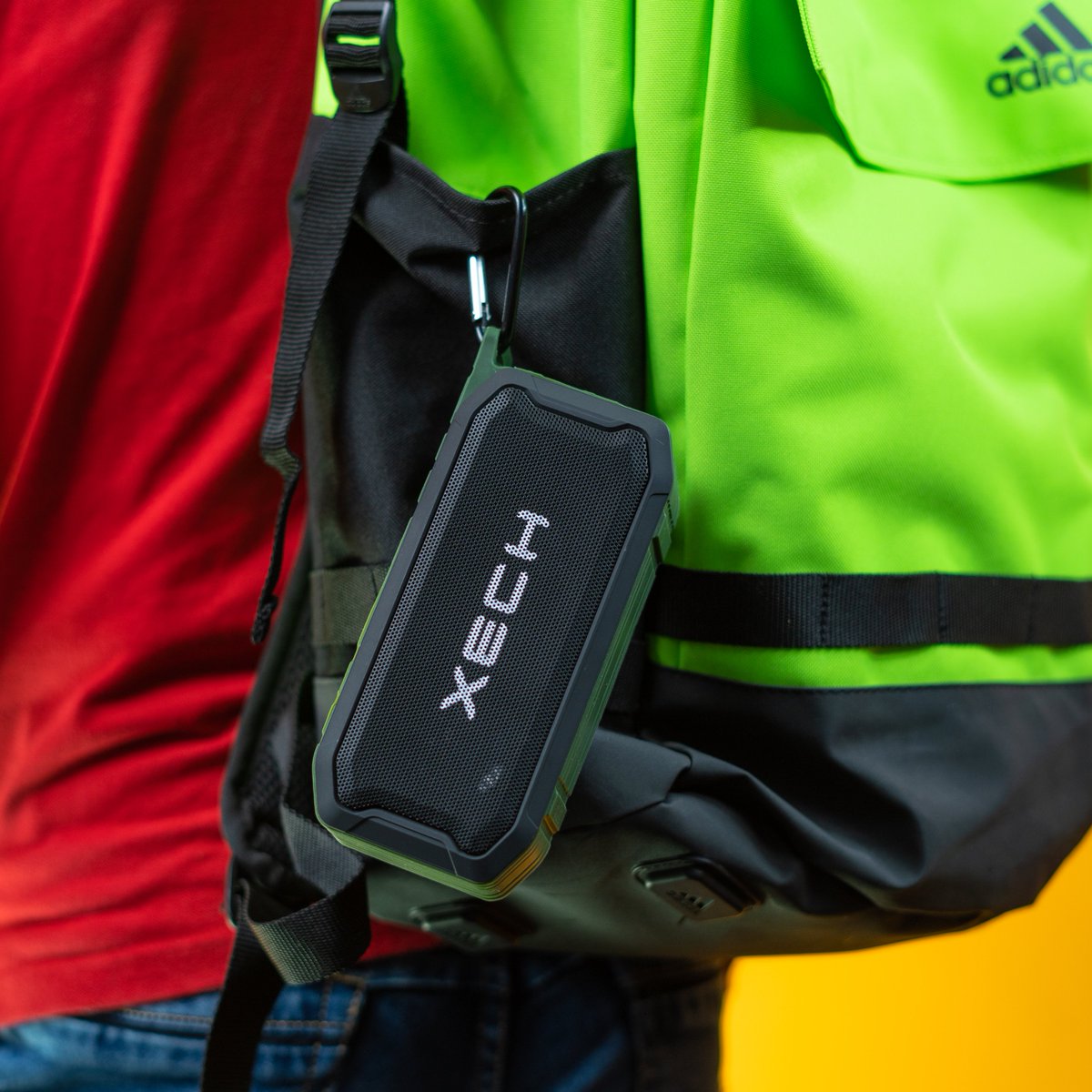 techbharat's tweet photo. First look at XECH NUKE II Bluetooth Wireless Speaker: 
- 10W Speaker
- IP67 Water Proof &amp; Dust Proof
- Built-in FM
- MicroSD Card Reader
- Aux Port
- Upto 6 hours of Playback Time
Price ₹999
#xech #btspeaker #xechspeaker #music #fm #bass #techbharat https://t.co/hObYlcftW9