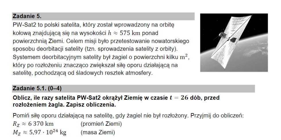 alicja_musial's tweet photo. ooo, na tegorocznej maturze z fizyki pojawił się @PWSat2 :D https://t.co/m6F3l9PhRG