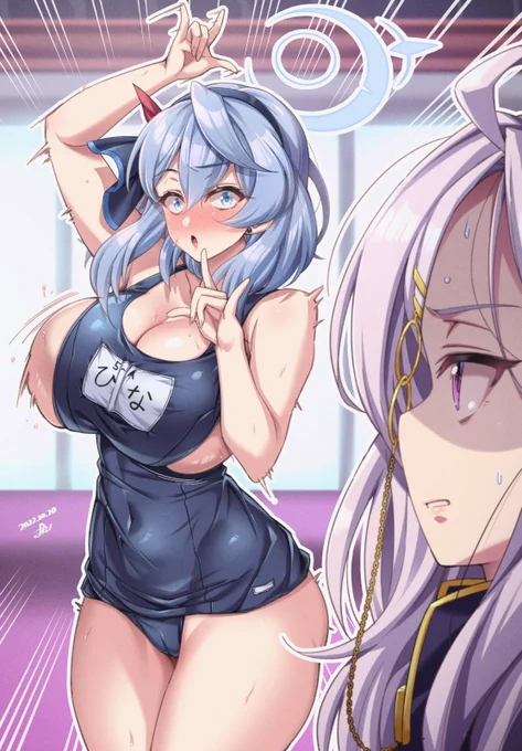 アコ 〜よこ乳の運命〜 #ブルアカ #BlueArchive 