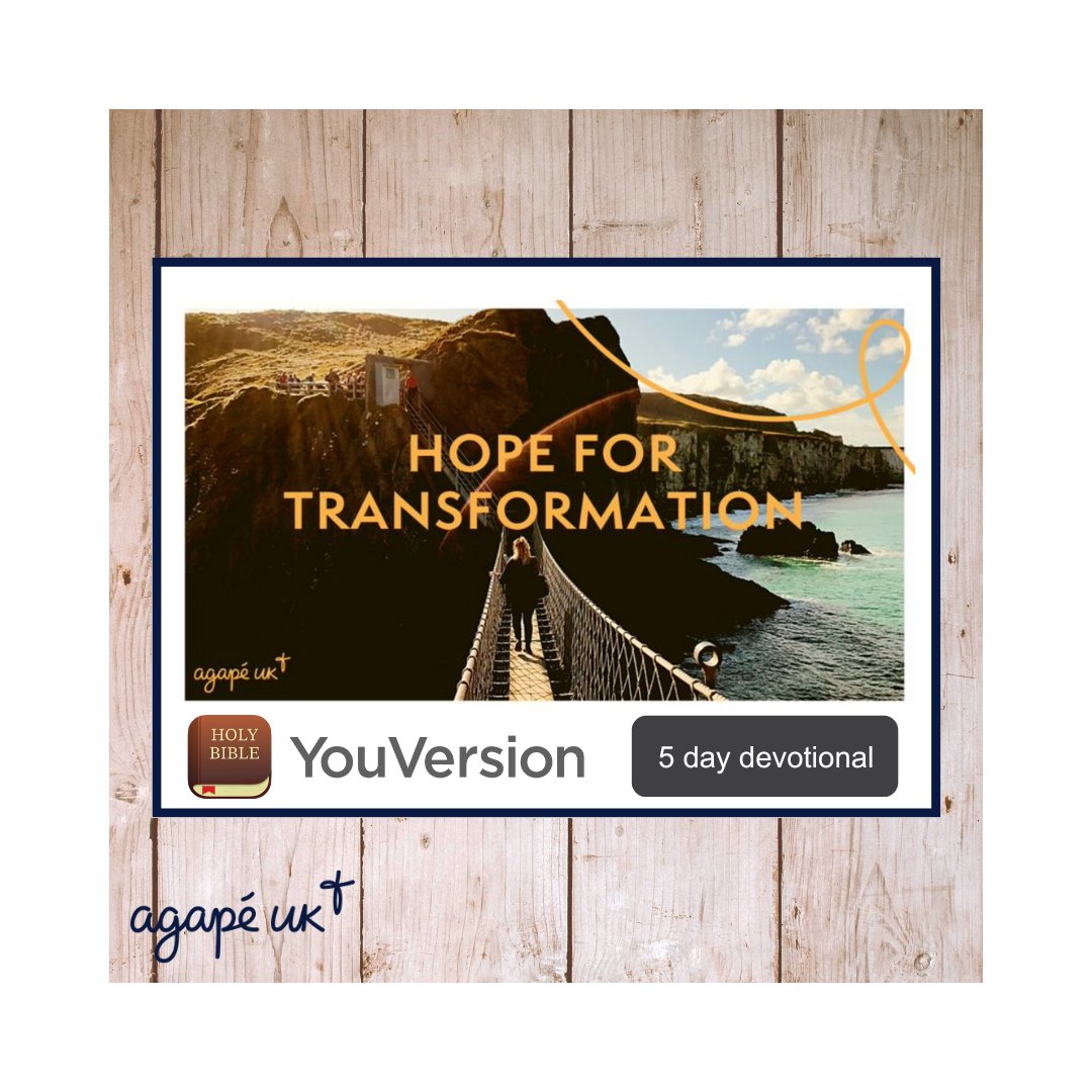 Have you seen our 5-day devotional on the Youversion bible app? A great study to complete with friends, on a topic we really need more of today. Download the Youversion app or visit their website to read more about the devotional: bible.com/en-GB/reading-…

 #dailydevotional