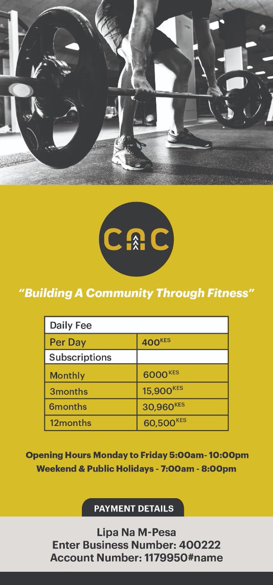 Physical inactivity is associated with an increased risk for certain types of cancer, #CutsAndCurvesFitness
CutsAndCurves Fedha