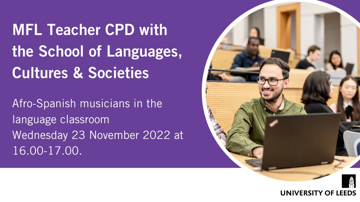 📢 #MFL Teachers! You can now book onto our next FREE online CPD session 🥳 Find out more and book onto the event here 👇 bit.ly/3xYOUlG #languages #CPD #MFLTwitterati #MFLChat #education