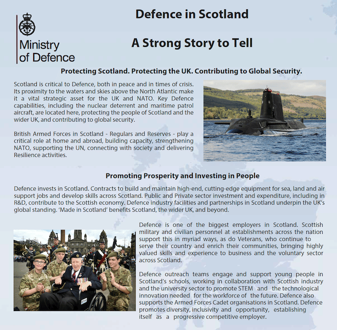 The latest #Defence in #Scotland: A Strong Story to Tell #newsletter has been published. Click here to find out how Defence protects Scotland, invests in its people and strengthens its #communities: bit.ly/3CNWL7d! 🗞🏴󠁧󠁢󠁳󠁣󠁴󠁿📰