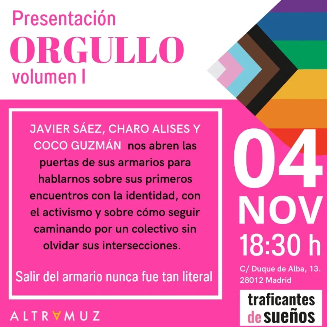 AltramuzEditorial (@altramuze) on Twitter photo Encontrarse es más necesario que nunca.
Madrid, allá vamos! con Javier Sáez, <a href="/viborillapicara/">charo alises</a> y Coco Guzmán en <a href="/traficantes2010/">Traficantes de Sueños</a> Apunta la fecha! Encontrarse es más necesario que nunca.
Madrid, allá vamos! con Javier Sáez, <a href="/viborillapicara/">charo alises</a> y Coco Guzmán en <a href="/traficantes2010/">Traficantes de Sueños</a> Apunta la fecha!