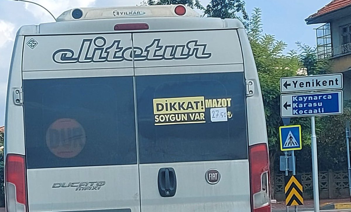 Sakarya’da bir okul taşıt aracı sahibi durumu tespit etmiş: DİKKAT SOYGUN VAR.