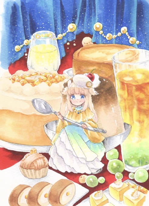 #sweetsmagic展周り額で隠れちゃうけど… 